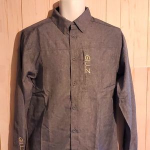 Gillz Men's LS Captain Woven Shirt